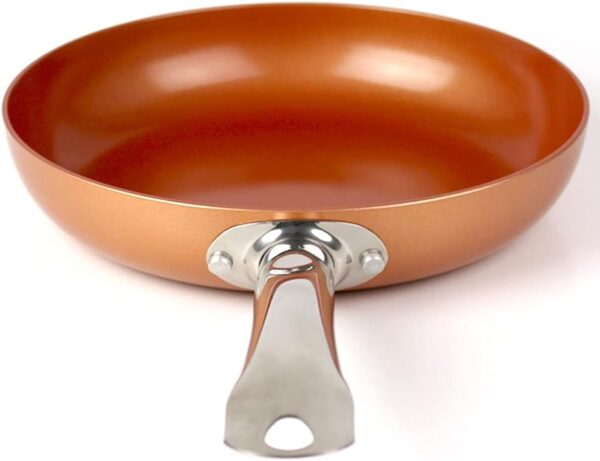 Frigideira Antiaderente 24 cm Cerâmica e Cobre/Titânio - MaxChef