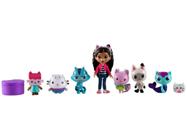 Playset Gabbys Dollhouse Conjunto Deluxe - Sunny Brinquedos 8 Peças