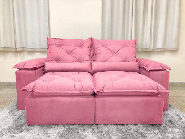 Sofá Retrátil Reclinável 2,00 m Rose PREMIUM