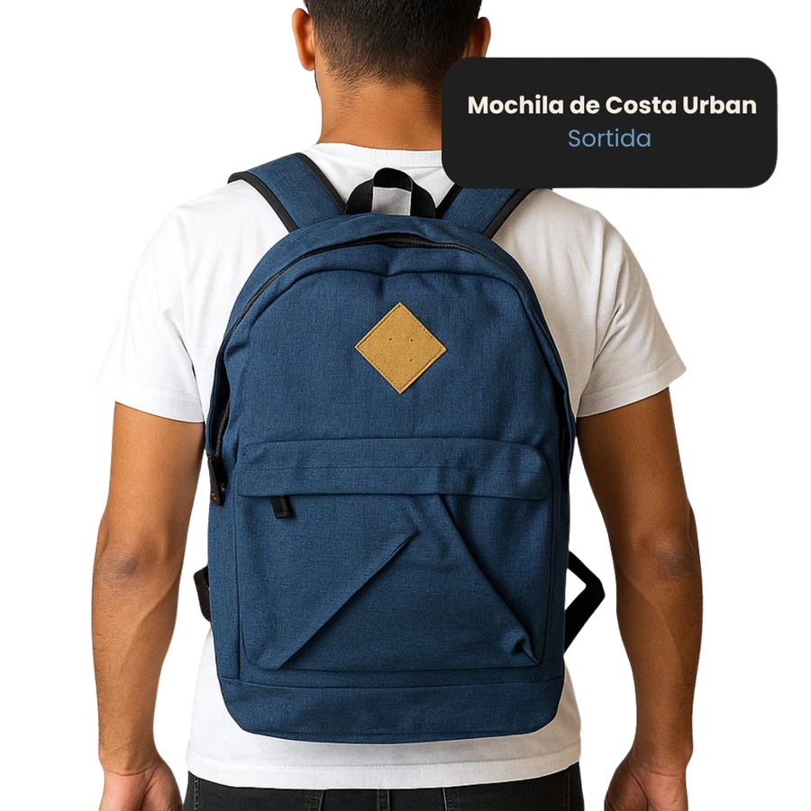 Mochila de costas Urban unissex para trabalho, faculdade e escola